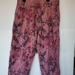LAB JOY Women's Pink Patterned Pants Size M